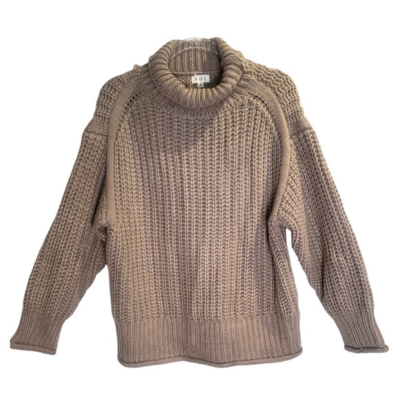POL NWOT Warm Brown Turtleneck Sweater - Picture 3 of 11